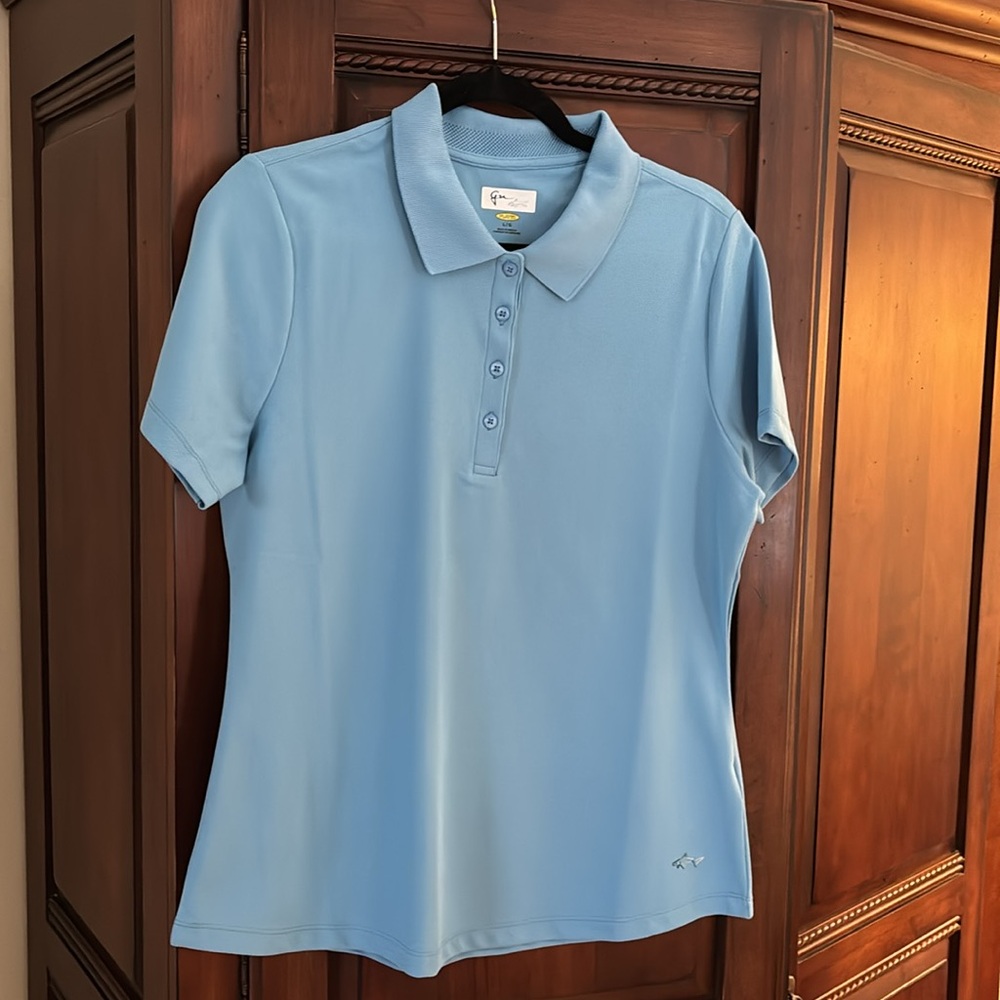 Greg Norman Women’s Polo Shirts LOT of 3 Large - Picture 3 of 4